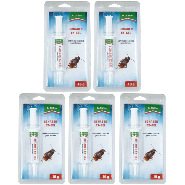Dr. Stähler Schaben-Gel Imidasect - 10 Gramm x  5