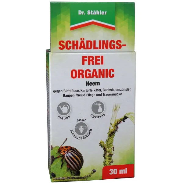 Dr. Stähler Schädlings-Frei ORGANIC Neem Konzentrat - 30 ml Dr. Stähler Schädlings-Frei ORGANIC Neem Konzentrat - 30 ml