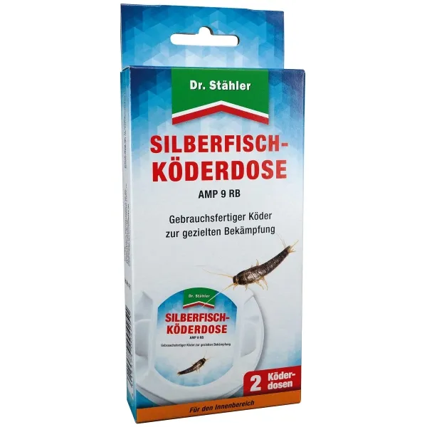 Dr. Stähler SILBERFISCH-KÖDERDOSE AMP 9 RB - 2 Dosen Dr. Stähler SILBERFISCH-KÖDERDOSE AMP 9 RB - 2 Dosen