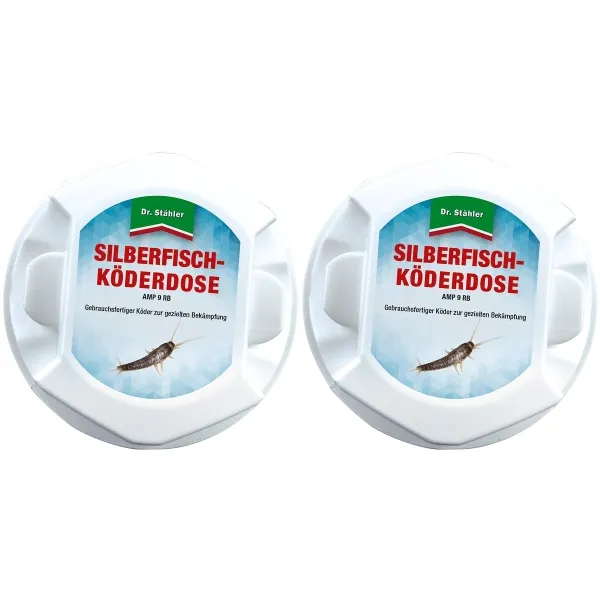 Dr. Stähler SILBERFISCH-KÖDERDOSE AMP 9 RB - 2 Dosen