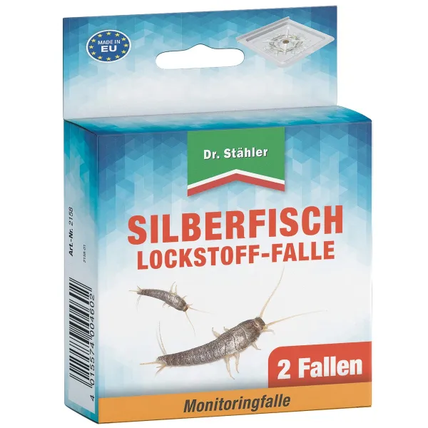 Dr. Stähler Silberfisch Pheromon-Falle 2 Stück