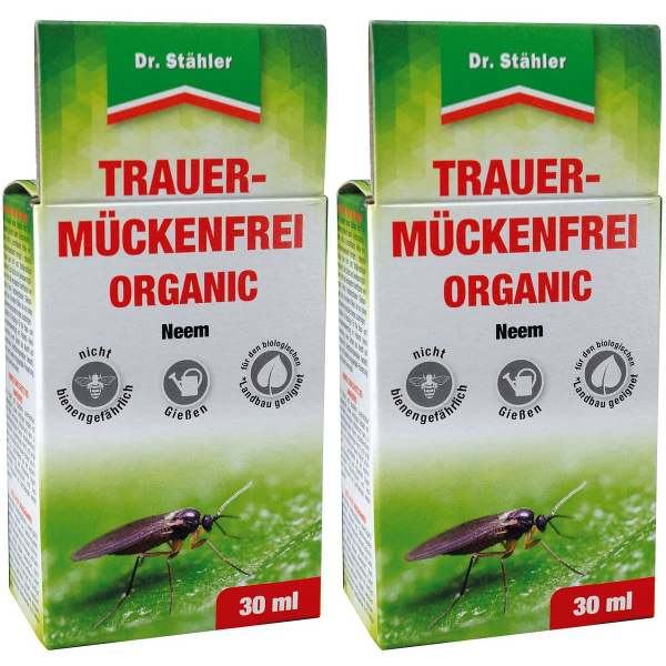 Dr. Stähler Trauermückenfrei ORGANIC  - 30 ml x 2