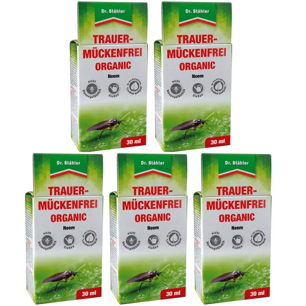 Dr. Stähler Trauermückenfrei ORGANIC - 30 ml x 5 Dr. Stähler Trauermückenfrei ORGANIC - 30 ml x 5