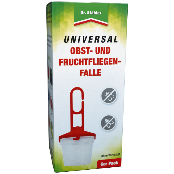 Dr. Stähler Universal Obst- und Fruchtfliegenfalle 6er-Pack