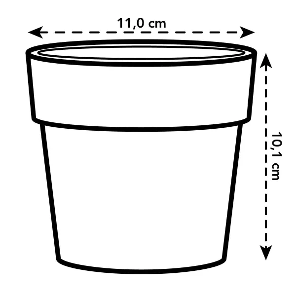 elho® b.for Übertopf Original Mini Ockergelb Ø 11 cm - Kunststoff