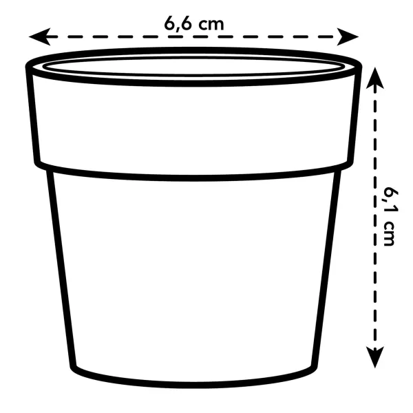 elho® b.for Übertopf Original Mini Weiß Ø 7 cm - Kunststoff