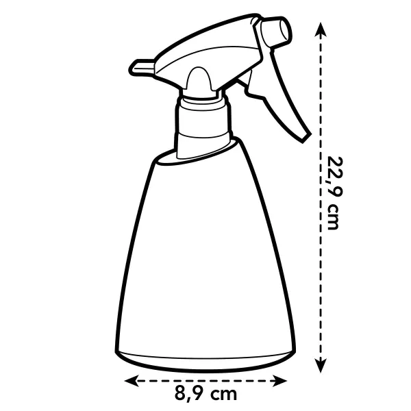 elho® Brüssel Blumensprüher Anthrazit matt 0,7 Liter - Kunststoff