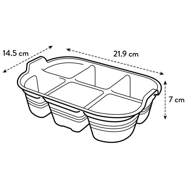 elho® Green Basic Anzuchtschale Pastellgrün 21,9 x 14,5 cm - Kunststoff