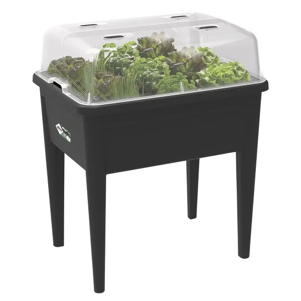 elho® Green Basics Hochbeet Super XXL Schwarz 76,7 cm - Kunststoff