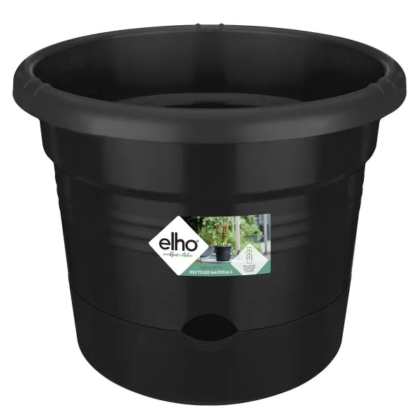 elho® Green Basics Tomatentopf Schwarz Ø 33 cm - Kunststoff