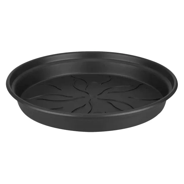 elho® Green Basics Untersetzer schwarz Ø 22 cm - Kunststoff
