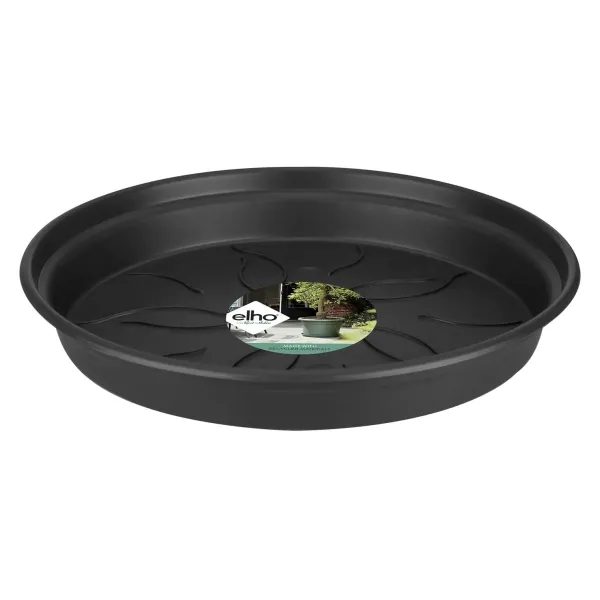 elho® Green Basics Untersetzer schwarz Ø 22 cm - Kunststoff