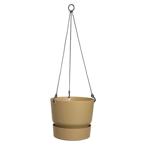 elho® Greenville Blumenampel Sandfarben Ø 24 cm - Kunststoff