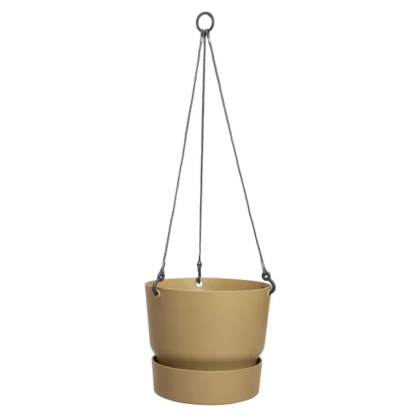 elho® Greenville Blumenampel Sandfarben Ø 24 cm - Kunststoff