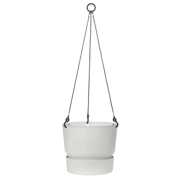 elho® Greenville Blumenampel Weiß Ø 24 cm - Kunststoff
