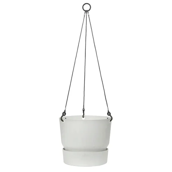 elho® Greenville Blumenampel Weiß Ø 24 cm - Kunststoff
