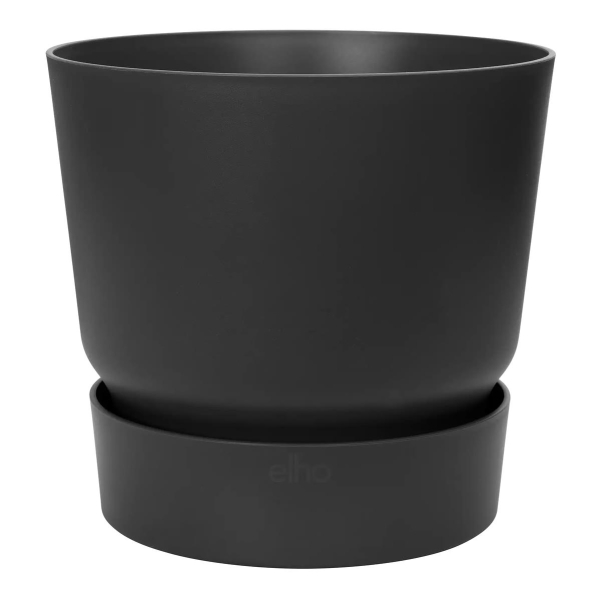 elho® Greenville Pflanzgefäß Living Black Schwarz Ø 20 cm - Kunststoff