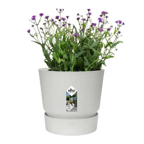 elho® Greenville Pflanzgefäß Weiß Ø 25 cm - Kunststoff