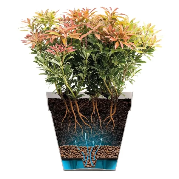 elho® Loft Pflanzgefäß Urban 28 hoch Anthrazit Ø 28 cm - Kunststoff