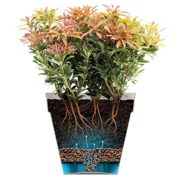 elho® Loft Pflanzgefäß Urban 42 hoch Weiß Ø 42 cm - Kunststoff