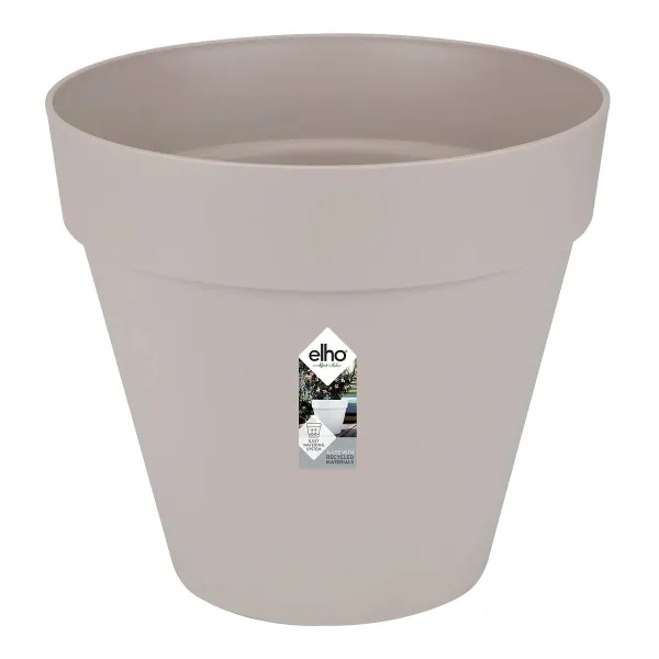 elho® Loft Pflanzkübel Urban 40 Softgrau mit Rollen Ø 39 cm - Kunststoff