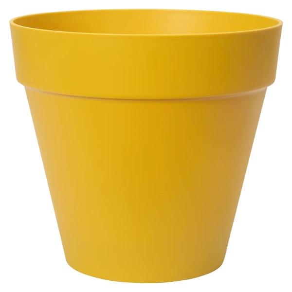 elho® Loft Pflanzkübel Urban 50 Ocker mit Rollen Ø 49 cm - Kunststoff