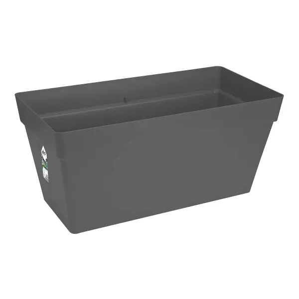 elho® Loft Pflanzkübel Urban 70 Anthrazit mit Rollen rechteckig - Kunststoff