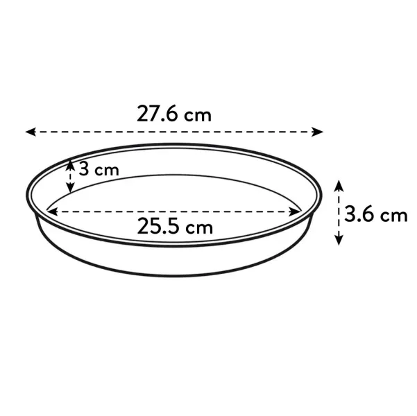 elho® Loft Untersetzer Lavendel Lila Ø 28 cm rund - Kunststoff