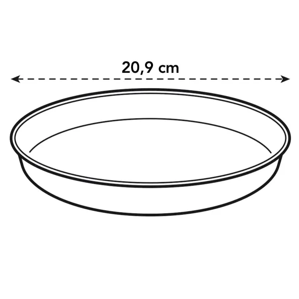 elho® Loft Untersetzer Softgrau rund Ø 20 cm - Kunststoff