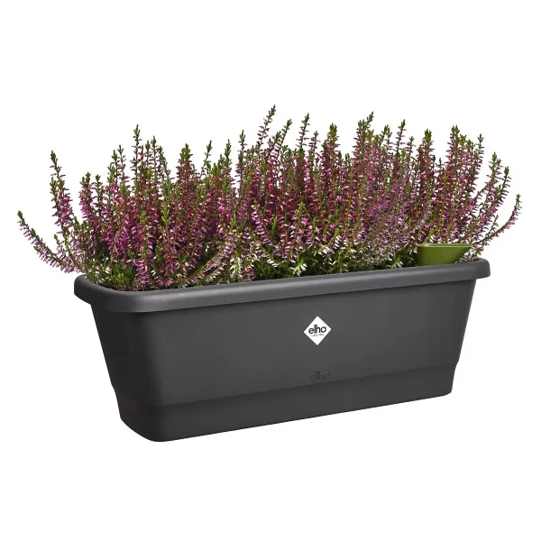 elho® Noa Balkonkasten Living Black schwarz 52 cm mit Bewässerungssystem - Kunststoff