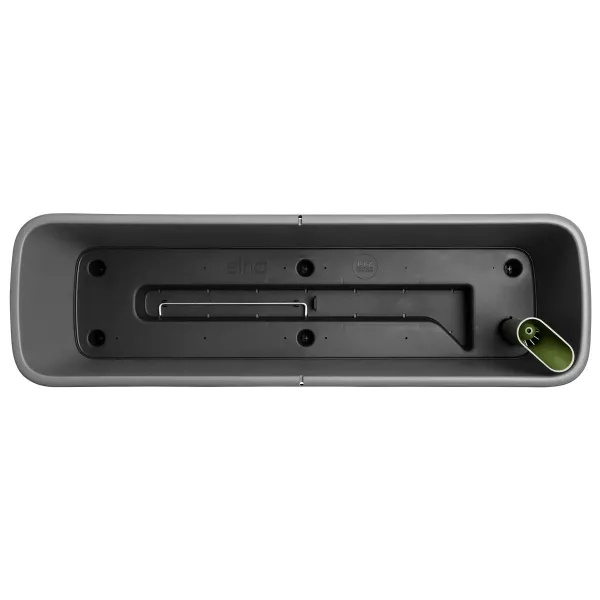 elho® Noa Balkonkasten Living Black schwarz 65 cm mit Bewässerungssystem - Kunststoff