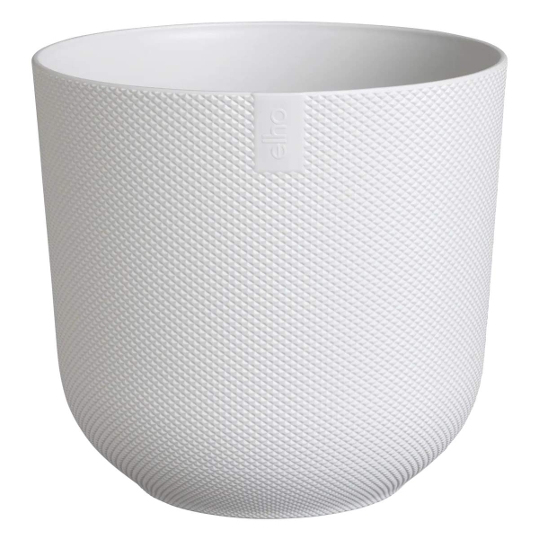 elho® Übertopf Jazz Seidenweiß rund Ø 16 cm - Kunststoff