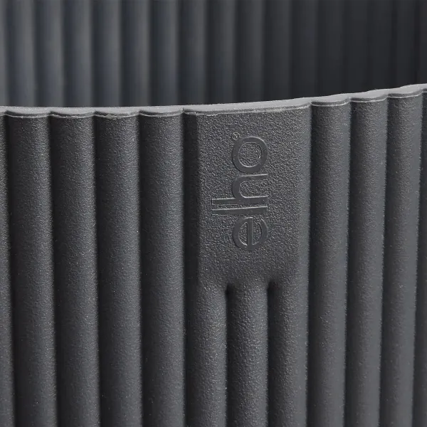 elho® Vibes Übertopf Fold Anthrazit Ø 14 cm - Kunststoff