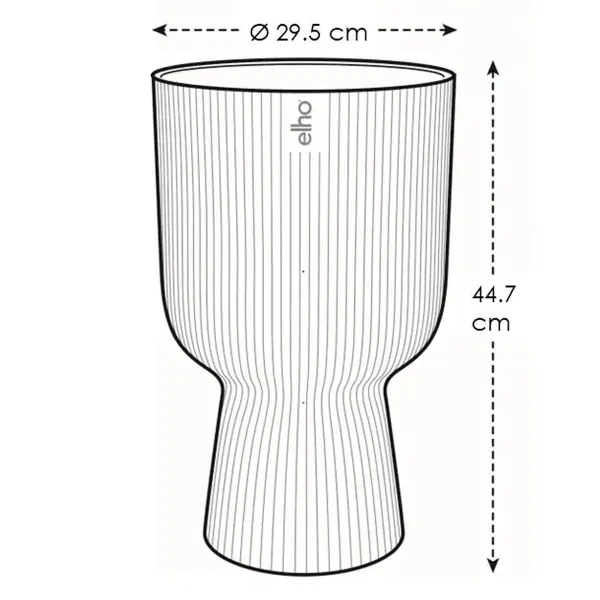 elho® Vibes Übertopf Fold Cup Tiefblau Ø 30 cm - Kunststoff