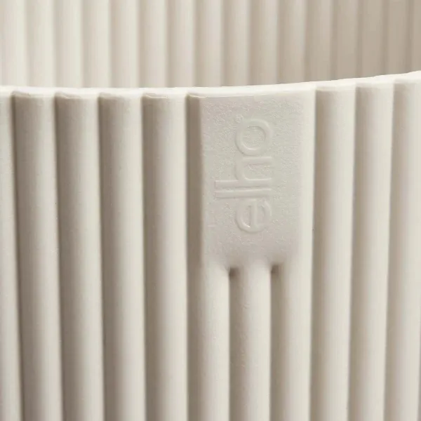 elho® Vibes Übertopf Fold Leinenweiß Ø 14 cm - Kunststoff