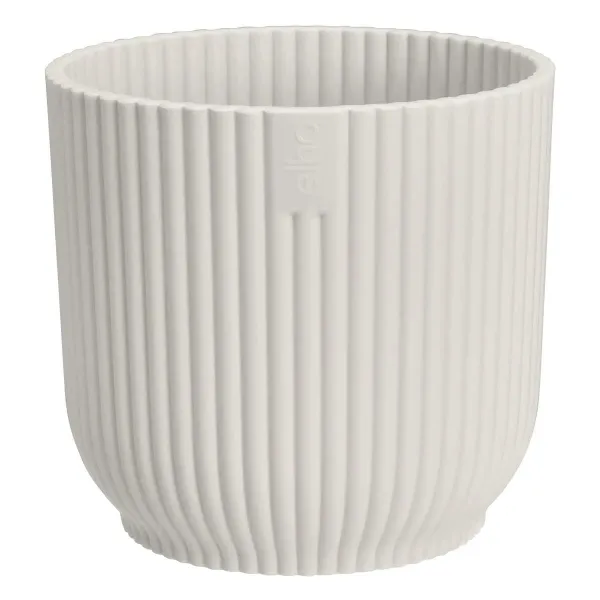 elho® Vibes Übertopf Fold Mini Seidenweiß Ø 7 cm - Kunststoff elho® Vibes Übertopf Fold Mini Seidenweiß Ø 7 cm - Kunststoff