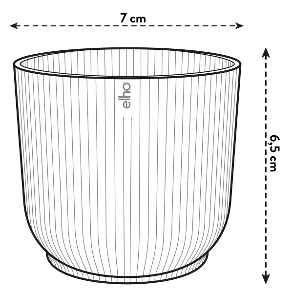 elho® Vibes Übertopf Fold Mini Sorbetgrün Ø 7 cm - Kunststoff