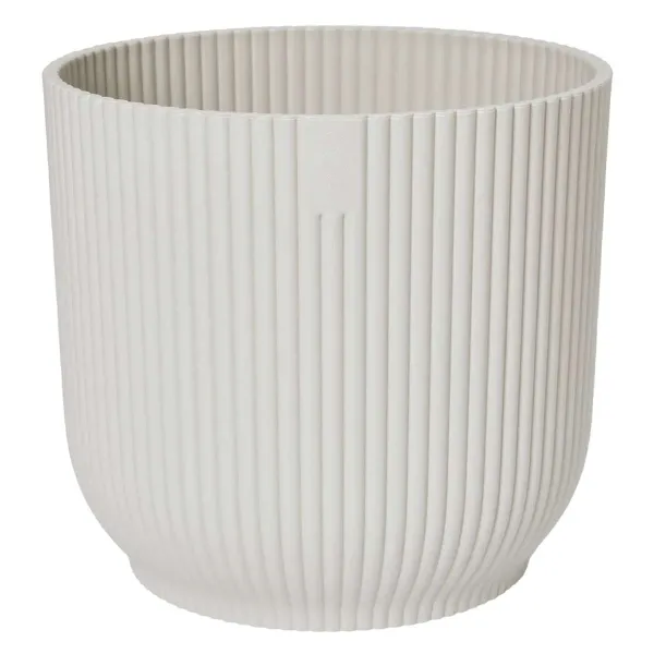 elho® Vibes Übertopf Fold Seidenweiß Ø 14cm - Kunststoff elho® Vibes Übertopf Fold Seidenweiß Ø 14cm - Kunststoff