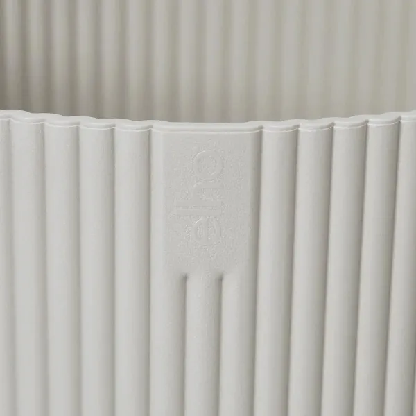 elho® Vibes Übertopf Fold Seidenweiß Ø 22 cm - Kunststoff