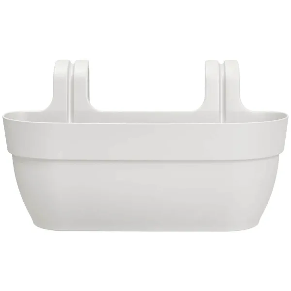 elho® Vibia campana easy Pflanzgefäß L Seidenweiß zum Einhängen - Kunststoff