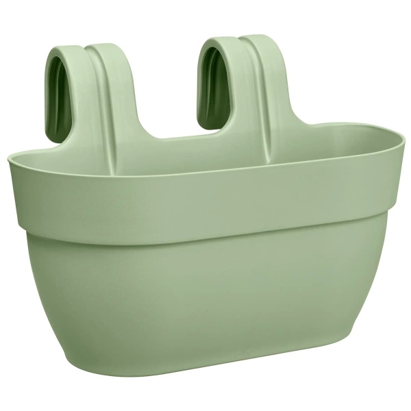 elho® Vibia campana easy Pflanzgefäß M Pistaziengrün zum Einhängen - Kunststoff