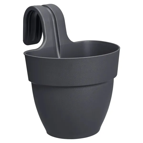 elho® Vibia campana easy Pflanzgefäß S Anthrazit zum Einhängen - Kunststoff elho® Vibia campana easy Pflanzgefäß S Anthrazit zum Einhängen - Kunststoff