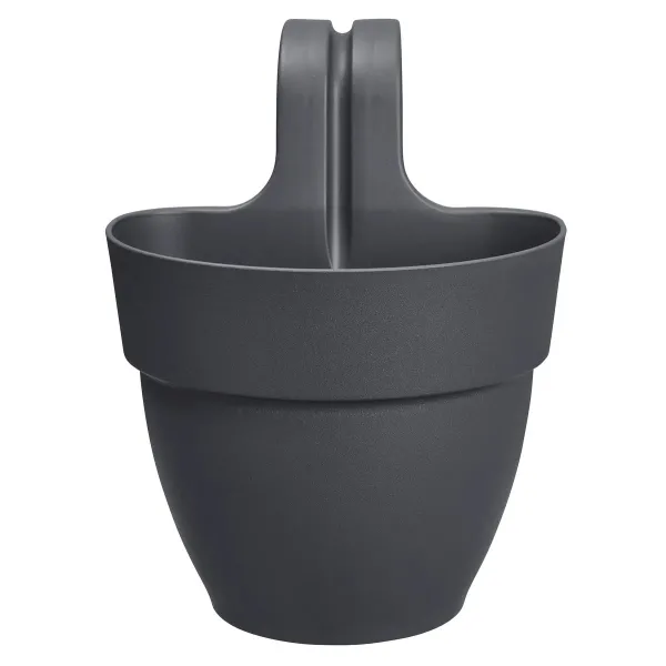 elho® Vibia campana easy Pflanzgefäß S Anthrazit zum Einhängen - Kunststoff