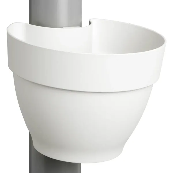 elho® Vibia campana Fallrohr Pflanzgefäß Seidenweiß 22 cm - Kunststoff elho® Vibia campana Fallrohr Pflanzgefäß Seidenweiß 22 cm - Kunststoff
