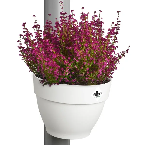 elho® Vibia campana Fallrohr Pflanzgefäß Seidenweiß 22 cm - Kunststoff