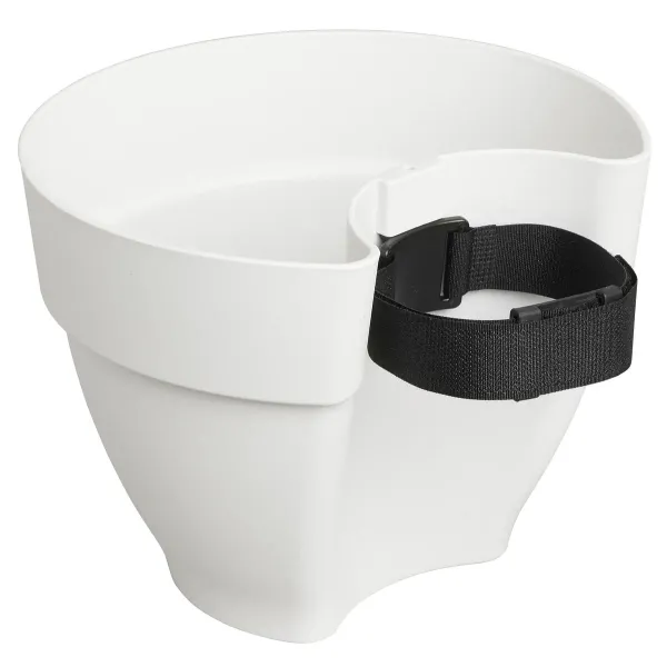 elho® Vibia campana Fallrohr Pflanzgefäß Seidenweiß 22 cm - Kunststoff
