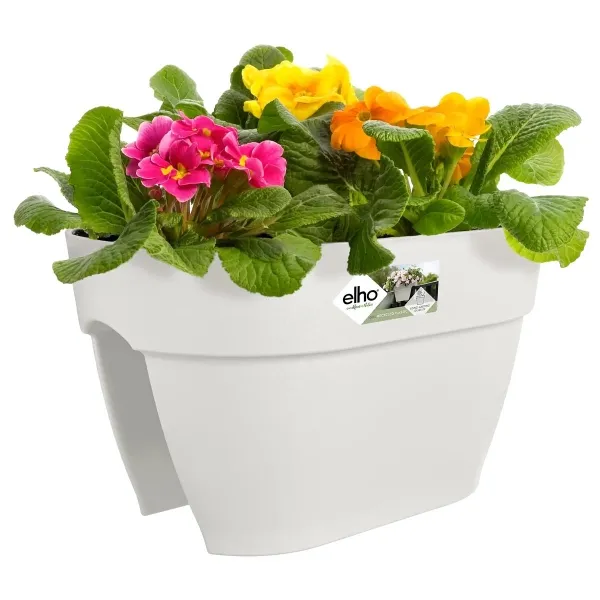 elho® Vibia campana Geländerkasten Flower Bridge Seidenweiß 40 cm - Kunststoff