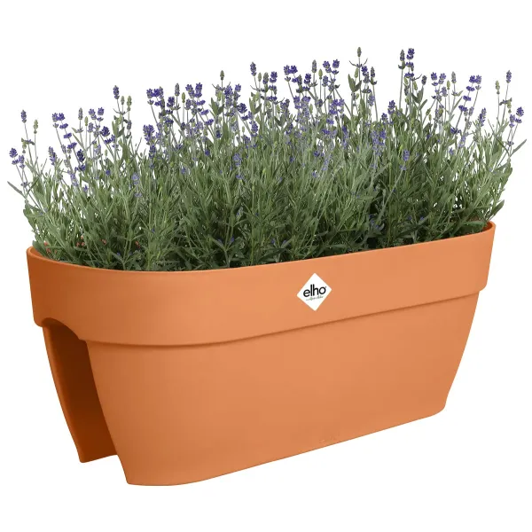 elho® Vibia campana Geländerkasten Flower Bridge Terracotta 60 cm - Kunststoff