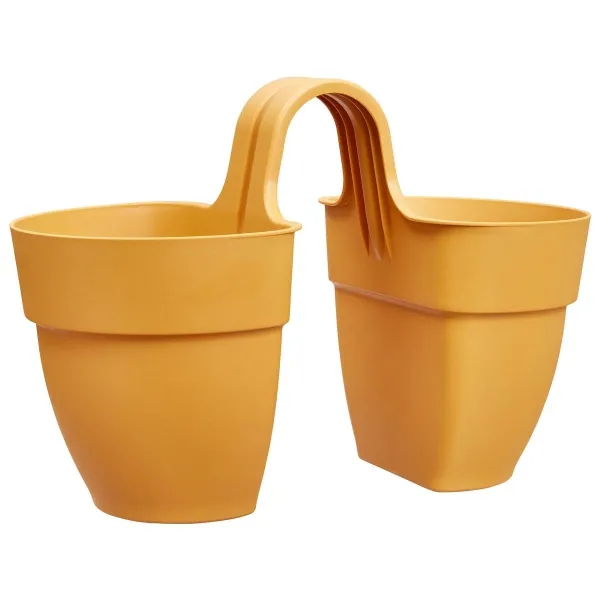 elho® Vibia campana Geländertopf Flower Twin Honiggelb 21 cm - Kunststoff elho® Vibia campana Geländertopf Flower Twin Honiggelb 21 cm - Kunststoff