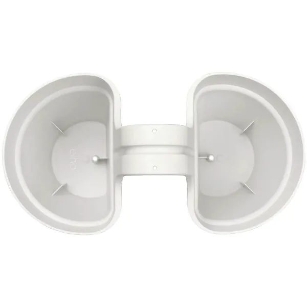 elho® Vibia campana Geländertopf Flower Twin Seidenweiß 21 cm - Kunststoff